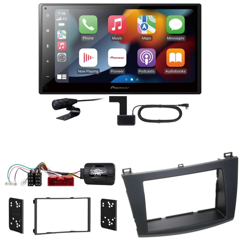 Pioneer SPH-DA360DAB Bluetooth CarPlay Android Auto Einbauset für Mazda 3 BL Pioneer SPH-DA360DAB Bluetooth CarPlay Android Auto Einbauset für Mazda 3 BL