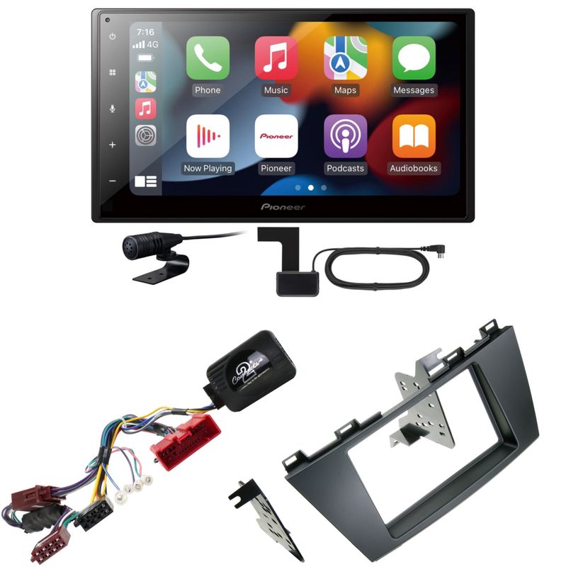 Pioneer SPH-DA360DAB Bluetooth CarPlay Android Auto Einbauset für Mazda 5 CW Pioneer SPH-DA360DAB Bluetooth CarPlay Android Auto Einbauset für Mazda 5 CW