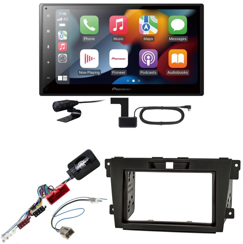 Pioneer SPH-DA360DAB Bluetooth CarPlay Android Auto Einbauset für Mazda CX-7 Pioneer SPH-DA360DAB Bluetooth CarPlay Android Auto Einbauset für Mazda CX-7