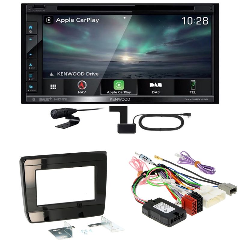 Kenwood DNX-5190DABS CarPlay Android Auto CD Einbauset für Isuzu D-Max 3 ab 2020 Kenwood DNX-5190DABS CarPlay Android Auto CD Einbauset für Isuzu D-Max 3 ab 2020