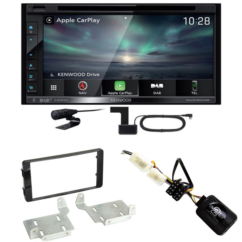 Kenwood DNX-5190DABS CarPlay Android Auto Einbauset für Mitsubishi ASX ab 2015 Kenwood DNX-5190DABS CarPlay Android Auto Einbauset für Mitsubishi ASX ab 2015