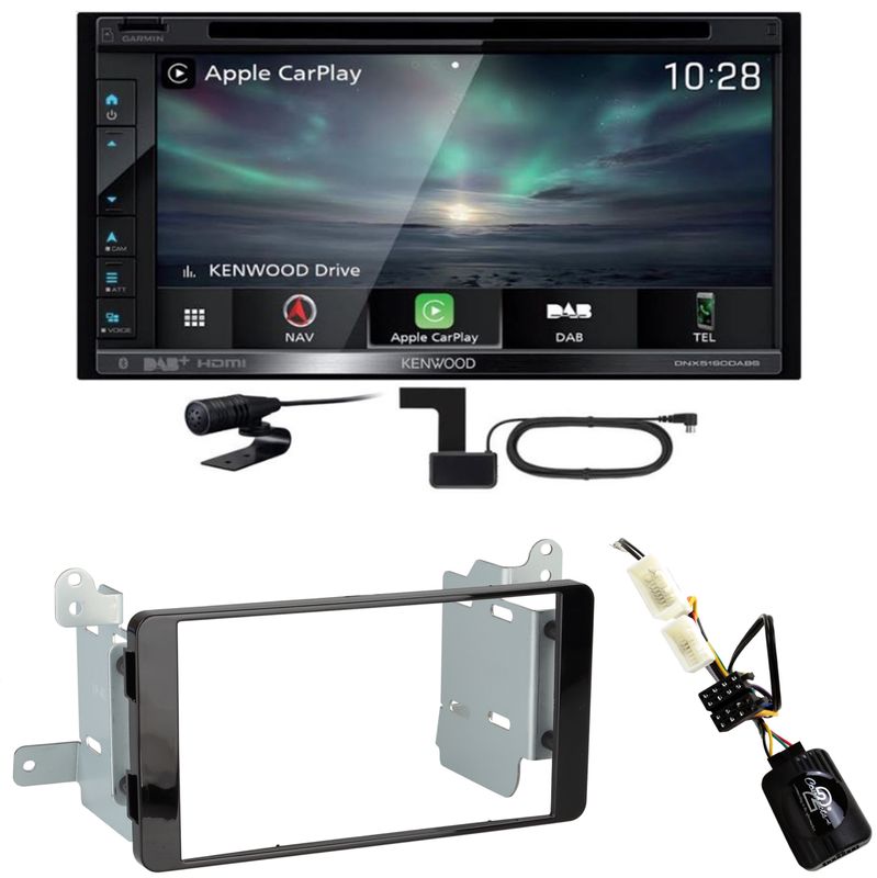 Kenwood DNX-5190DABS CarPlay Android Auto Einbauset für Mitsubishi L200 ab 2016 Kenwood DNX-5190DABS CarPlay Android Auto Einbauset für Mitsubishi L200 ab 2016