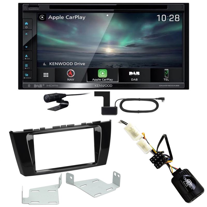 Kenwood DNX-5190DABS CarPlay Android Auto Einbauset für Mitsubishi Space Star