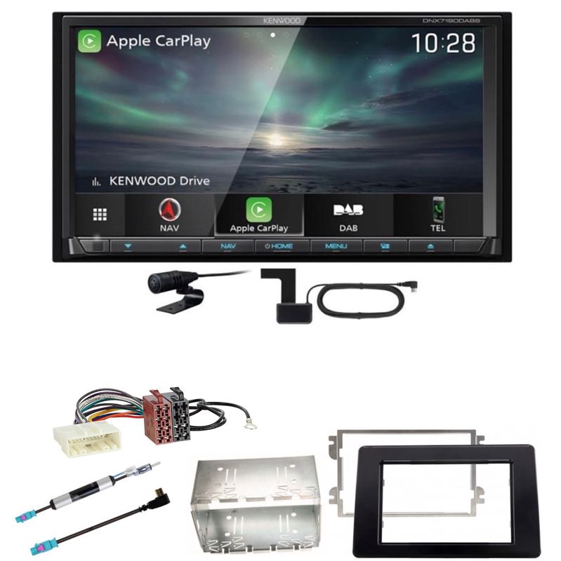 Kenwood DNX-7190DABS CarPlay Android Auto USB Einbauset für Opel Movano ab 2019 Kenwood DNX-7190DABS CarPlay Android Auto USB Einbauset für Opel Movano ab 2019