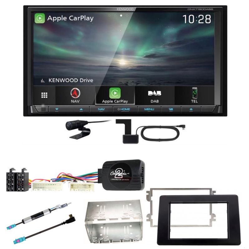 Kenwood DNX-7190DABS CarPlay Android Auto Einbauset für Opel Movano ab 2019 Kenwood DNX-7190DABS CarPlay Android Auto Einbauset für Opel Movano ab 2019