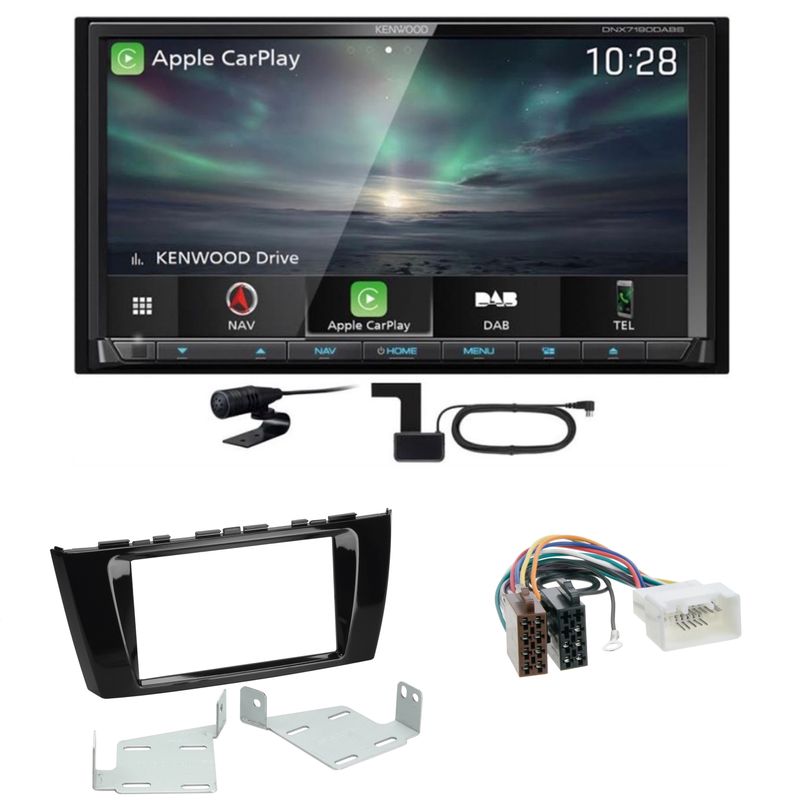 Kenwood DNX-7190DABS CarPlay Android Auto Einbauset für Mitsubishi Space Star