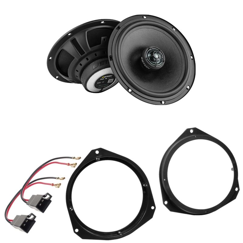 ETON PSX16 16,5 cm Koaxial Lautsprecher Einbauset für Opel Astra H Corsa D vorne ETON PSX16 16,5 cm Koaxial Lautsprecher Einbauset für Opel Astra H Corsa D vorne