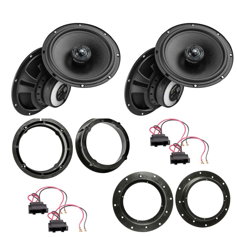 ETON PSX16 Koaxial Lautsprecher Einbauset für Passat B8 Arteon vorne und hinten ETON PSX16 Koaxial Lautsprecher Einbauset für Passat B8 Arteon vorne und hinten