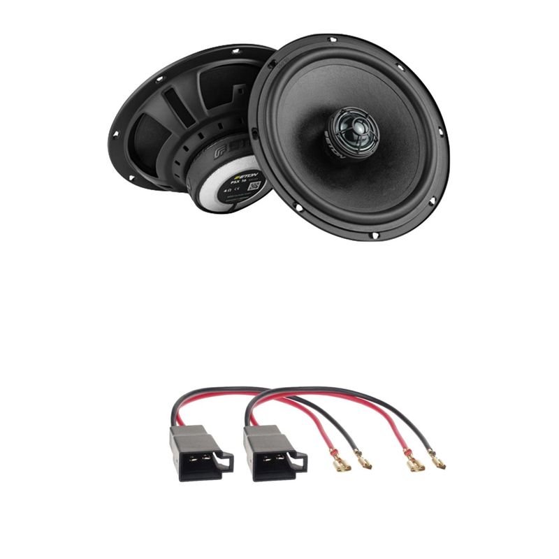 ETON PSX16 16,5 cm Koaxial 2-Wege Lautsprecher Einbauset passend für T4 vorne