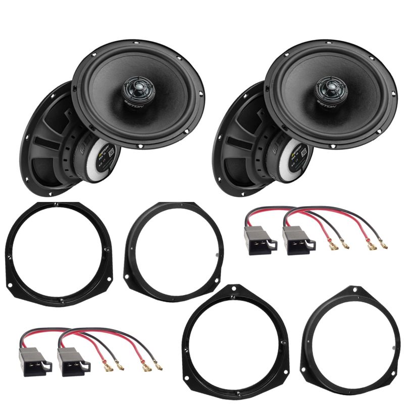 ETON PSX16 16,5 cm Koaxial Lautsprecher Einbauset für Alfa Romeo Giulietta Mito