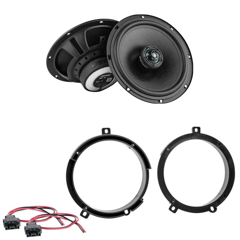 ETON PSX16 Koaxial Lautsprecher Einbauset für Mercedes C Klasse W202 vorne ETON PSX16 Koaxial Lautsprecher Einbauset für Mercedes C Klasse W202 vorne