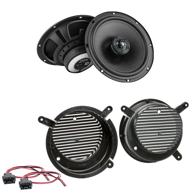 ETON PSX16 Koaxial Lautsprecher Einbauset für Mercedes SLK R170 2 Wege vorne ETON PSX16 Koaxial Lautsprecher Einbauset für Mercedes SLK R170 2 Wege vorne
