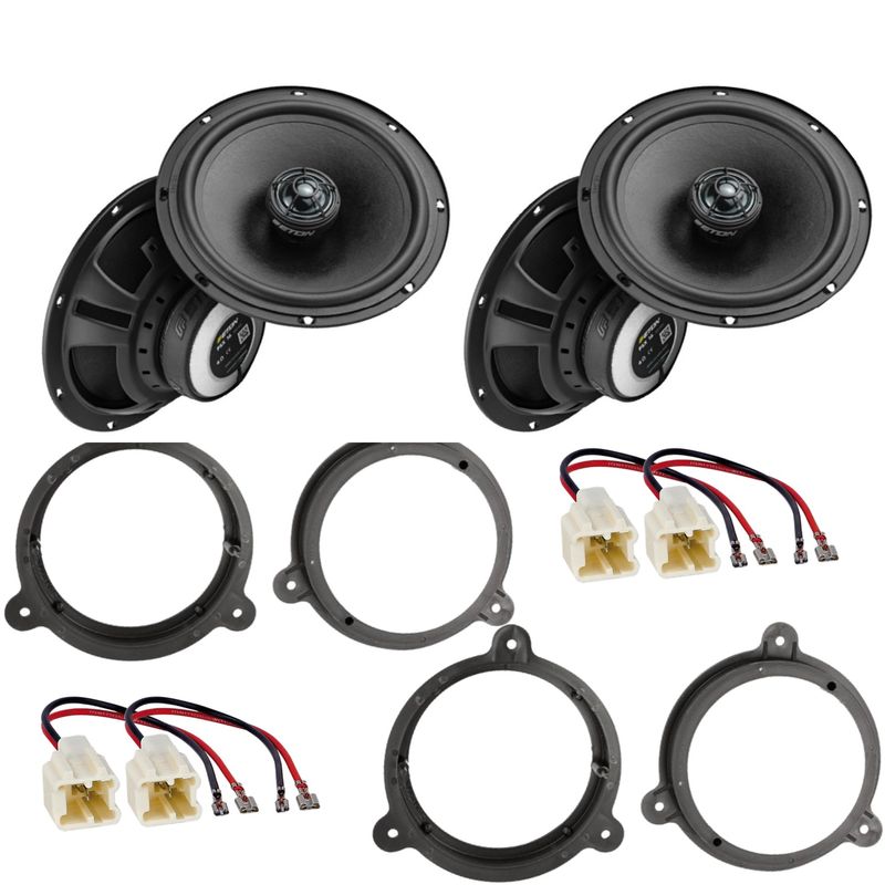 ETON PSX16 Koax Lautsprecher Einbauset für Nissan Qashqai J10 J11 vorne hinten ETON PSX16 Koax Lautsprecher Einbauset für Nissan Qashqai J10 J11 vorne hinten