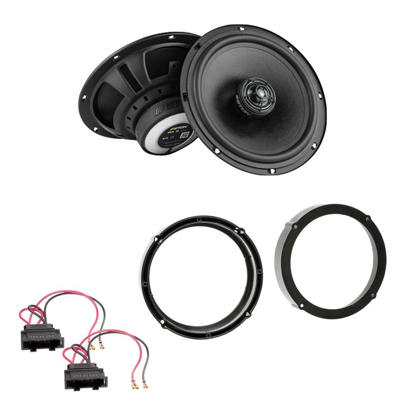 ETON PSX16 Koaxial Lautsprecher 2-Wege Einbauset für Golf 6 7 Polo 6R Amarok
