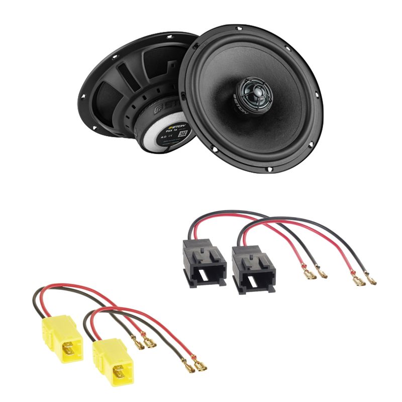 ETON PSX16 Koaxial Lautsprecher Einbauset für Citroen Xsara Evasion Berlingo
