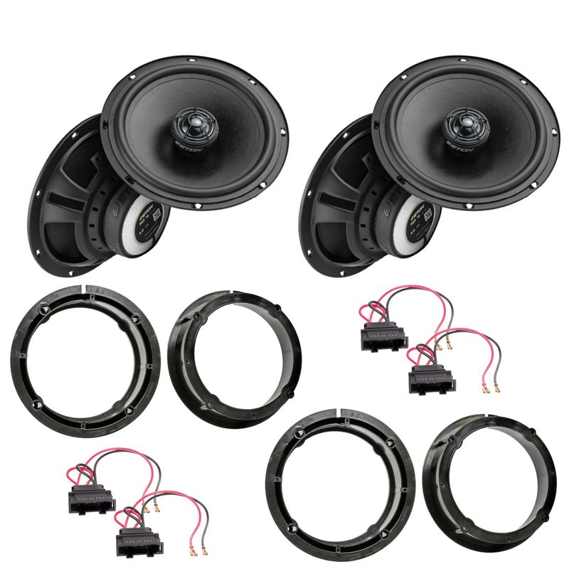 ETON PSX16 Koaxial Lautsprecher Einbauset für Seat Leon 1M Toledo vorne hinten ETON PSX16 Koaxial Lautsprecher Einbauset für Seat Leon 1M Toledo vorne hinten
