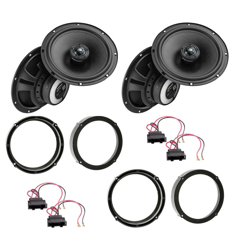 ETON PSX16 Koax Lautsprecher Einbauset für Fabia 5J Octavia 1U 5E vorne hinten ETON PSX16 Koax Lautsprecher Einbauset für Fabia 5J Octavia 1U 5E vorne hinten