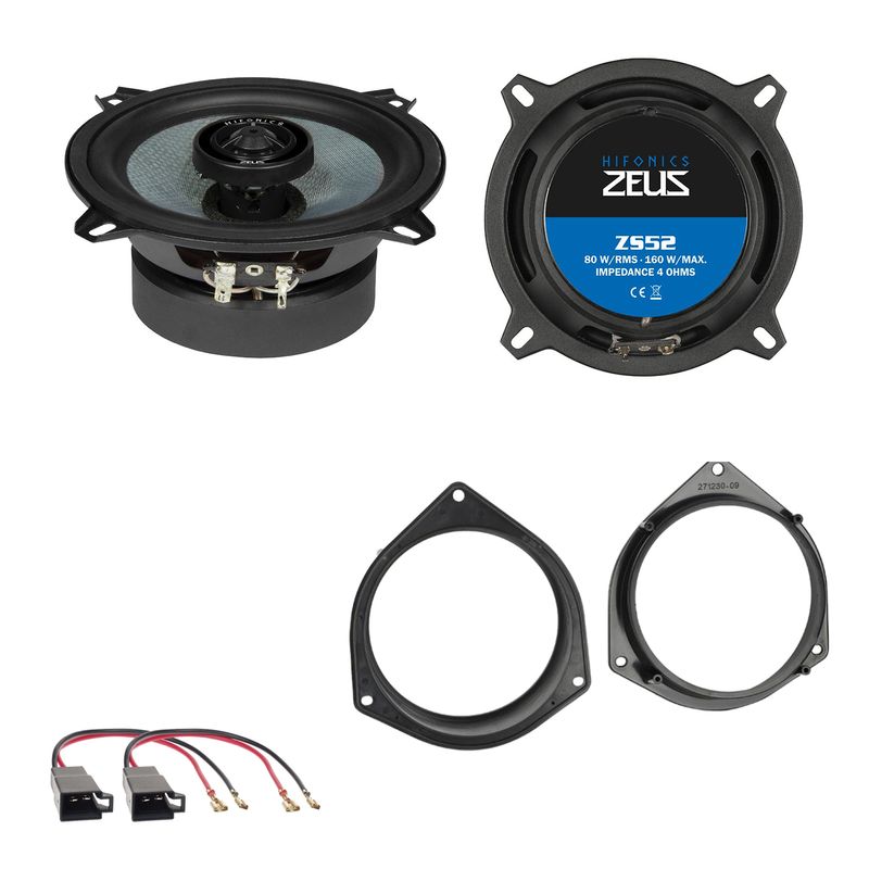 HIFONICS ZS52 Lautsprecher Einbauset für Omega B Vectra B C Zafira A B hinten HIFONICS ZS52 Lautsprecher Einbauset für Omega B Vectra B C Zafira A B hinten