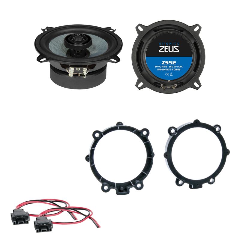 HIFONICS ZS52 13 cm Lautsprecher Einbauset für Mercedes Vito Viano W639 vorne HIFONICS ZS52 13 cm Lautsprecher Einbauset für Mercedes Vito Viano W639 vorne