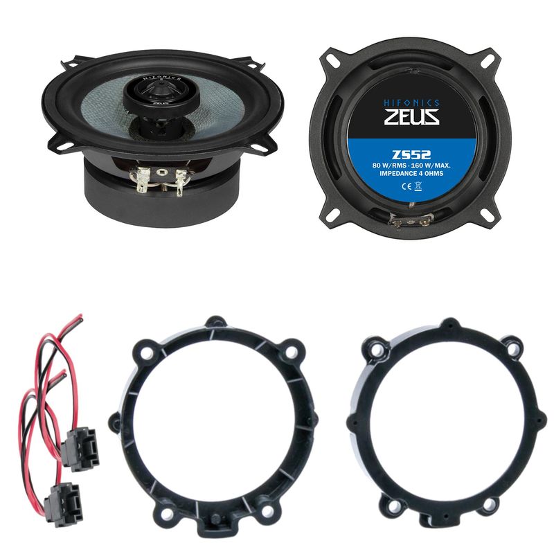 HIFONICS ZS52 13 cm Koaxial Lautsprecher Einbauset vorne für Crafter 2006 - 2016 HIFONICS ZS52 13 cm Koaxial Lautsprecher Einbauset vorne für Crafter 2006 - 2016