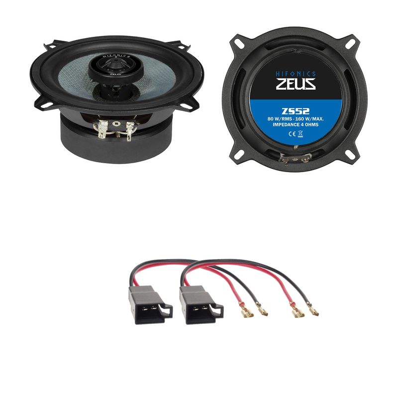 HIFONICS ZS52 Lautsprecher Einbauset für Duster 2010 - 2017 Tür vorne hinten