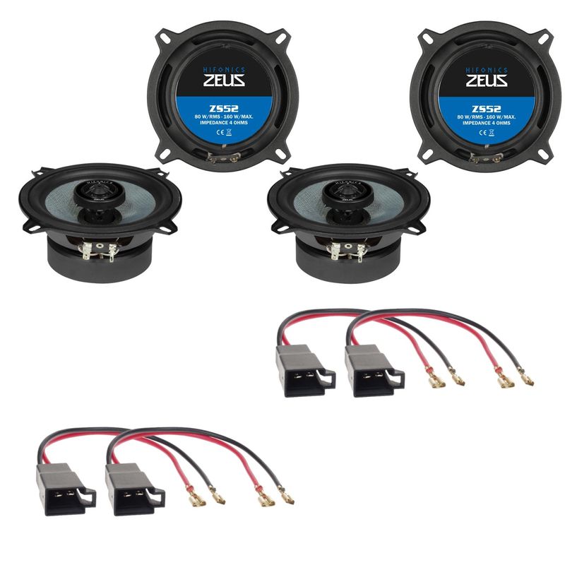 HIFONICS ZS52 Lautsprecher Einbauset für Sandero 2008 - 2011 vorne und hinten