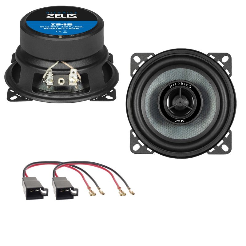 HIFONICS ZS42 2 Wege Lautsprecher Einbauset für Opel Agila A vorne / hinten HIFONICS ZS42 2 Wege Lautsprecher Einbauset für Opel Agila A vorne / hinten