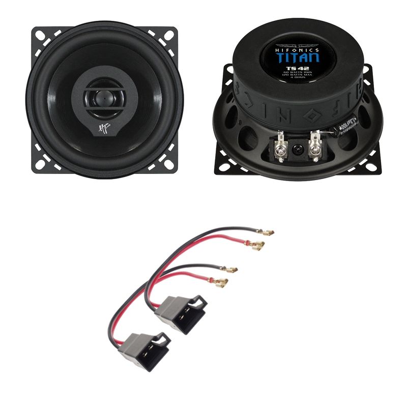HIFONICS TITAN TS-42 2 Wege Lautsprecher Einbauset für Opel Agila A vorne / hinten HIFONICS TITAN TS-42 2 Wege Lautsprecher Einbauset für Opel Agila A vorne / hinten