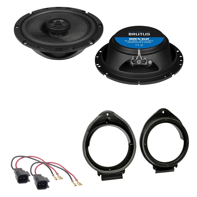HIFONICS BRUTUS BRX62 Koax Lautsprecher Einbauset für Opel Insignia A Meriva B HIFONICS BRUTUS BRX62 Koax Lautsprecher Einbauset für Opel Insignia A Meriva B