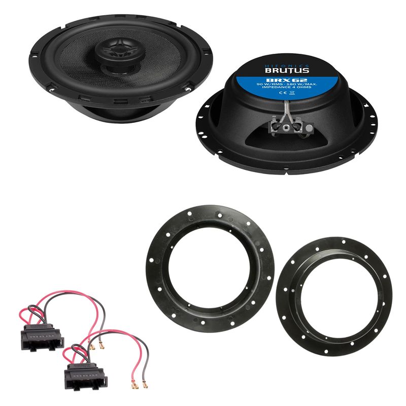 HIFONICS BRX62 Lautsprecher Einbauset vorne passend für T6 Passat B8 Arteon HIFONICS BRX62 Lautsprecher Einbauset vorne passend für T6 Passat B8 Arteon