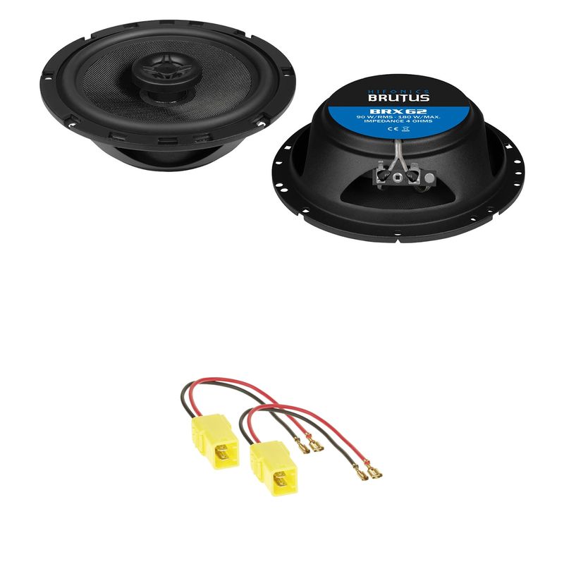 HIFONICS BRX62 Koaxial Lautsprecher Einbauset für Fiat Punto 188 Tür vorne HIFONICS BRX62 Koaxial Lautsprecher Einbauset für Fiat Punto 188 Tür vorne