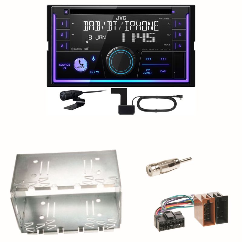 JVC KW-DB95BT Bluetooth DAB Einbauset für Mercedes Vito Viano W639 W447 Sprinter JVC KW-DB95BT Bluetooth DAB Einbauset für Mercedes Vito Viano W639 W447 Sprinter