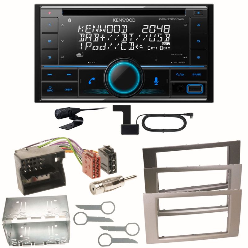 Kenwood DPX-7300DAB Bluetooth DAB Einbauset für Ford Focus Fusion Galaxy S-Max Kenwood DPX-7300DAB Bluetooth DAB Einbauset für Ford Focus Fusion Galaxy S-Max