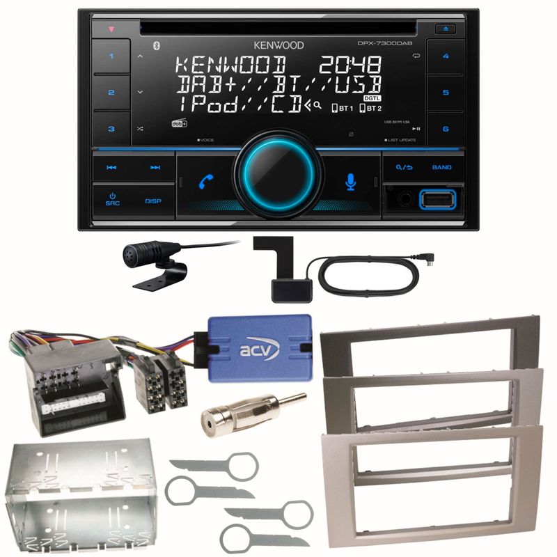 Kenwood DPX-7300DAB Bluetooth DAB Einbauset für Ford Focus C-Max Fiesta Transit Kenwood DPX-7300DAB Bluetooth DAB Einbauset für Ford Focus C-Max Fiesta Transit