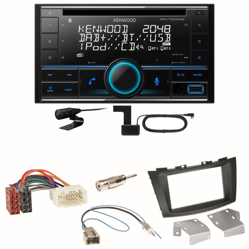 Kenwood DPX-7300DAB Bluetooth DAB Einbauset für Suzuki Swift Sport FZ NZ Kenwood DPX-7300DAB Bluetooth DAB Einbauset für Suzuki Swift Sport FZ NZ