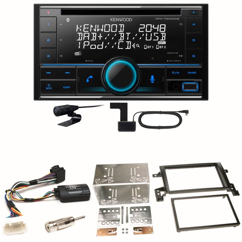 Kenwood DPX-7300DAB Bluetooth Digitalradio Einbauset für Suzuki Grand Vitara JT Kenwood DPX-7300DAB Bluetooth Digitalradio Einbauset für Suzuki Grand Vitara JT