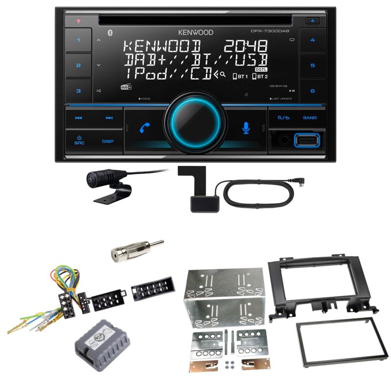 Kenwood DPX-7300DAB Bluetooth DAB Einbauset für Mercedes Sprinter W906 Crafter Kenwood DPX-7300DAB Bluetooth DAB Einbauset für Mercedes Sprinter W906 Crafter