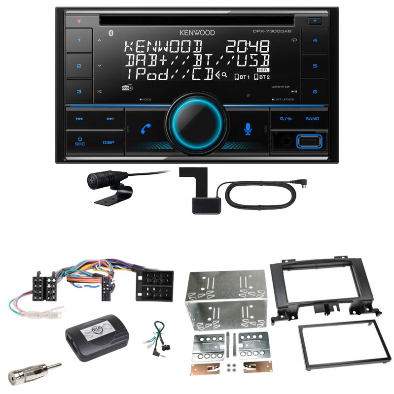 Kenwood DPX-7300DAB Bluetooth DAB Einbauset für Mercedes Sprinter W906 Crafter Kenwood DPX-7300DAB Bluetooth DAB Einbauset für Mercedes Sprinter W906 Crafter