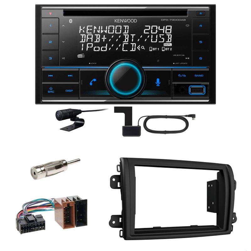 Kenwood DPX-7300DAB Bluetooth DAB CD USB Einbauset für Fiat Ducato ab 2022 Kenwood DPX-7300DAB Bluetooth DAB CD USB Einbauset für Fiat Ducato ab 2022