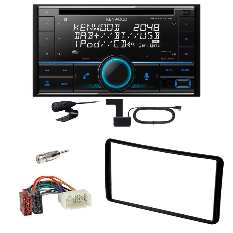 Kenwood DPX-7300DAB Bluetooth Digitalradio USB CD Einbauset für Suzuki Jimny FJ Kenwood DPX-7300DAB Bluetooth Digitalradio USB CD Einbauset für Suzuki Jimny FJ