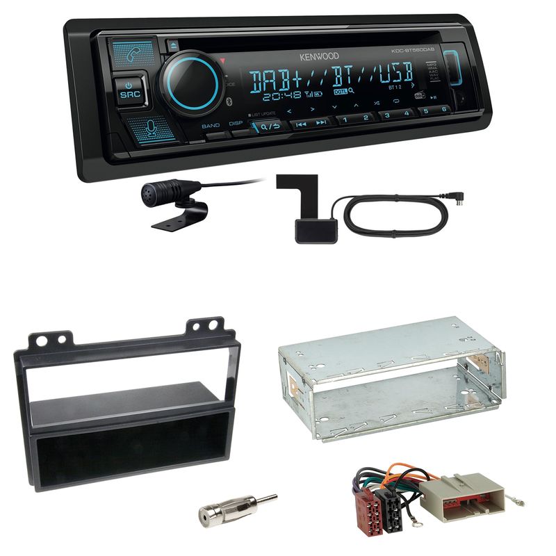 Kenwood KDC-BT560DAB Bluetooth DAB USB Einbauset für Ford Fiesta Fusion Kenwood KDC-BT560DAB Bluetooth DAB USB Einbauset für Ford Fiesta Fusion