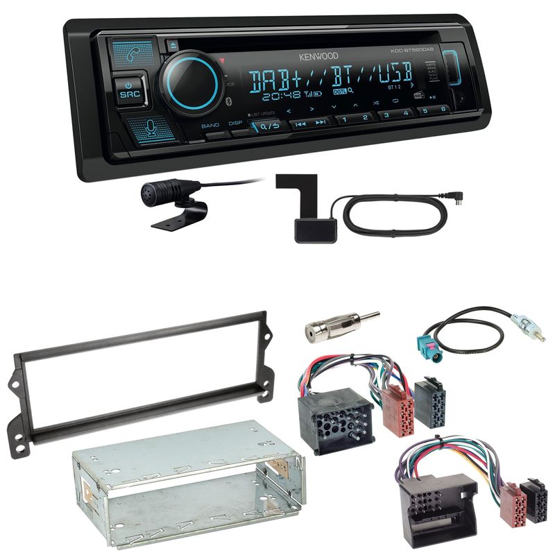 Kenwood KDC-BT560DAB Bluetooth Digitalradio Einbauset für MINI R50 R52 R53