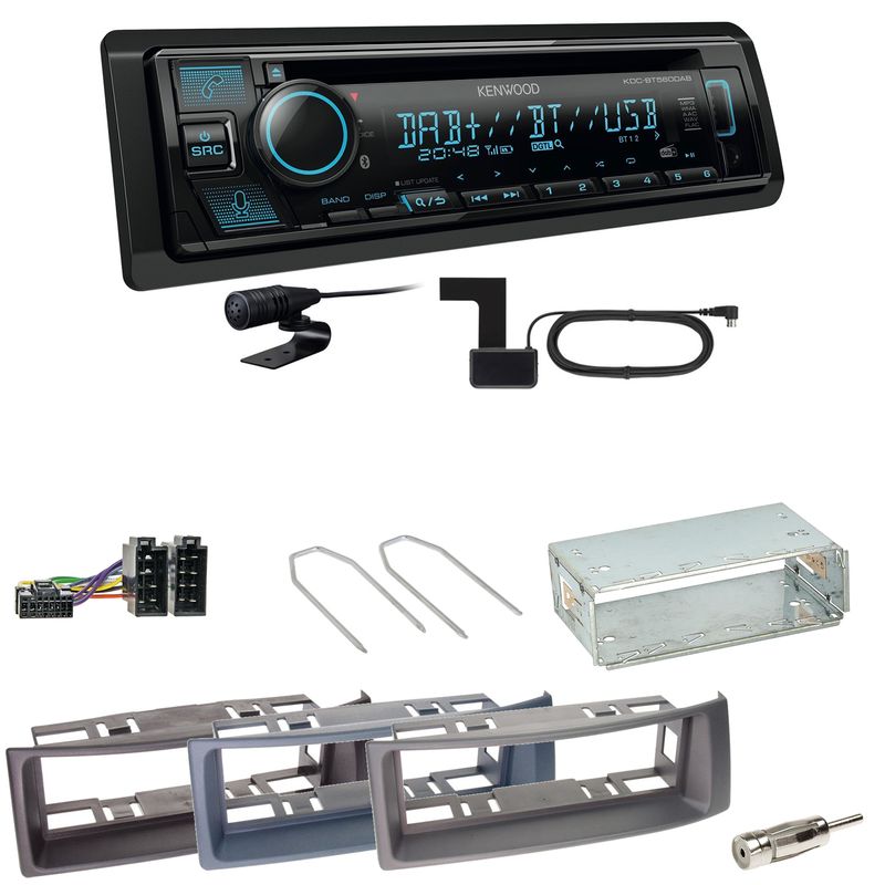Kenwood KDC-BT560DAB Bluetooth DAB USB Einbauset für Renault Megane Scenic 1 Kenwood KDC-BT560DAB Bluetooth DAB USB Einbauset für Renault Megane Scenic 1