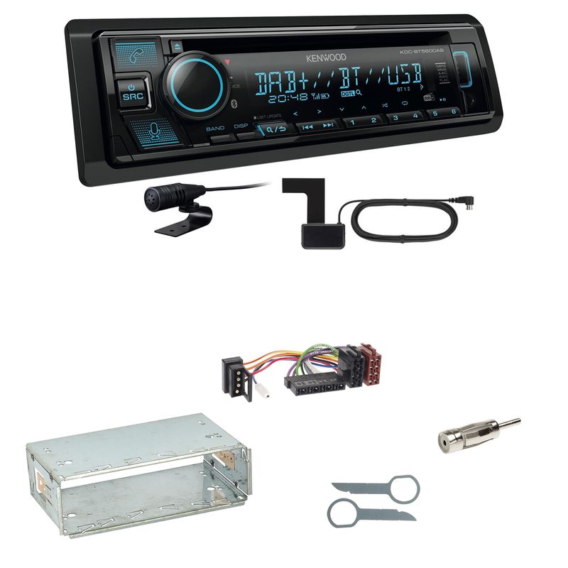 Kenwood KDC-BT560DAB Bluetooth Digitalradio Einbauset für Mercedes E-Klasse W124 Kenwood KDC-BT560DAB Bluetooth Digitalradio Einbauset für Mercedes E-Klasse W124