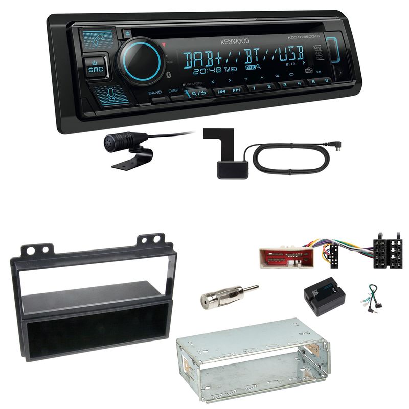 Kenwood KDC-BT560DAB Bluetooth Digitalradio Einbauset für Ford Fusion Fiesta Kenwood KDC-BT560DAB Bluetooth Digitalradio Einbauset für Ford Fusion Fiesta
