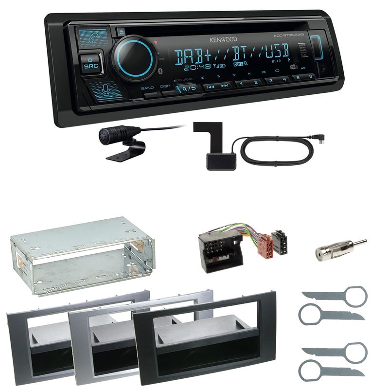 Kenwood KDC-BT560DAB Bluetooth DAB Einbauset für Ford Focus C-Max Fiesta Transit Kenwood KDC-BT560DAB Bluetooth DAB Einbauset für Ford Focus C-Max Fiesta Transit