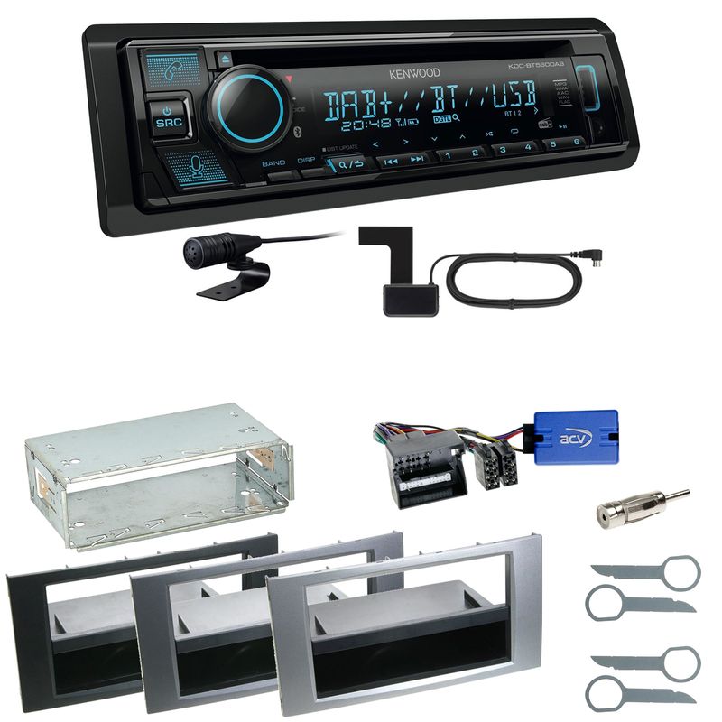 Kenwood KDC-BT560DAB Bluetooth DAB Einbauset für Ford Focus C-Max Fiesta Transit Kenwood KDC-BT560DAB Bluetooth DAB Einbauset für Ford Focus C-Max Fiesta Transit