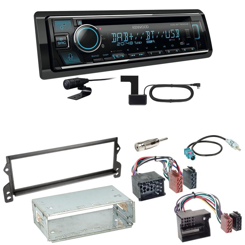 Kenwood KDC-BT760DAB Bluetooth Digitalradio Einbauset für MINI R50 R52 R53