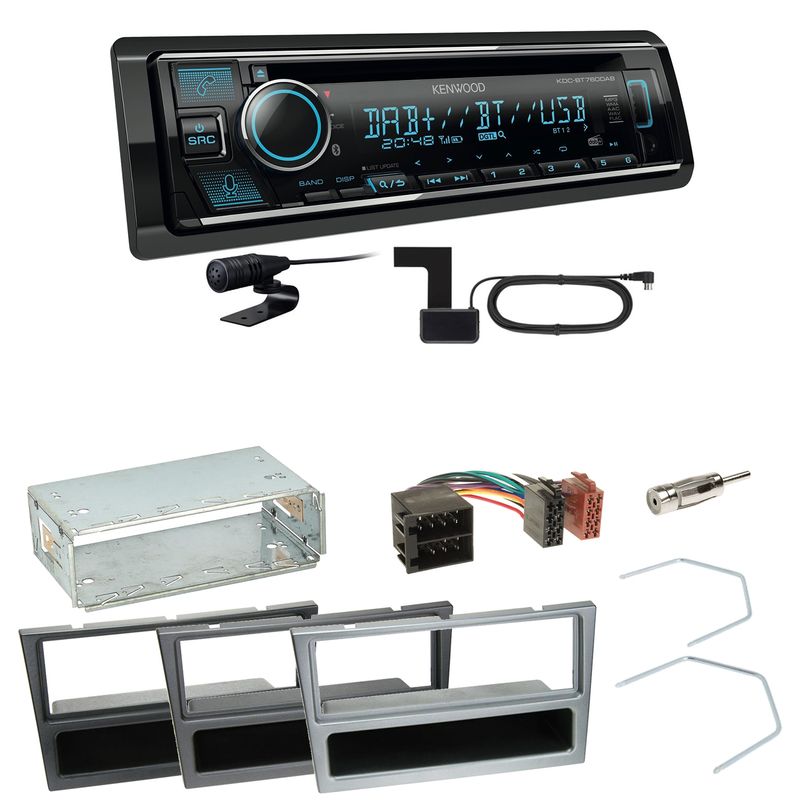 Kenwood KDC-BT760DAB Bluetooth CD Einbauset für Opel Vectra C Signum Corsa Combo Kenwood KDC-BT760DAB Bluetooth CD Einbauset für Opel Vectra C Signum Corsa Combo