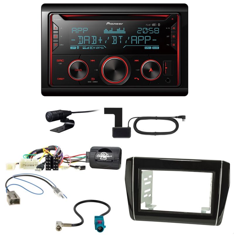 Pioneer FH-S820DAB USB DAB+ Digitalradio Einbauset für Suzuki Swift AZ ab 2017 Pioneer FH-S820DAB USB DAB+ Digitalradio Einbauset für Suzuki Swift AZ ab 2017